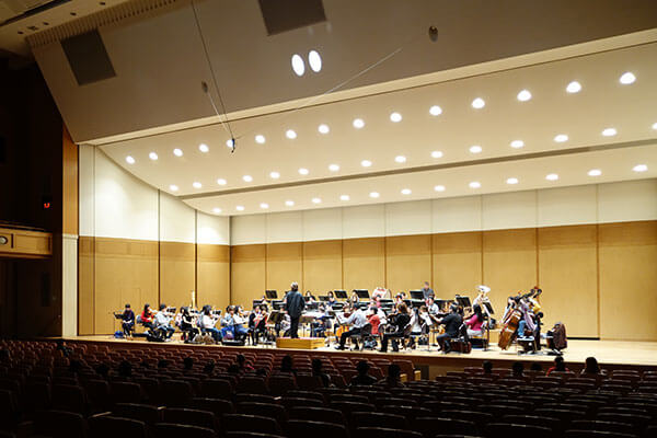 イルミナートフィル　NEW YEAR CONCERT 2015のリハーサル風景